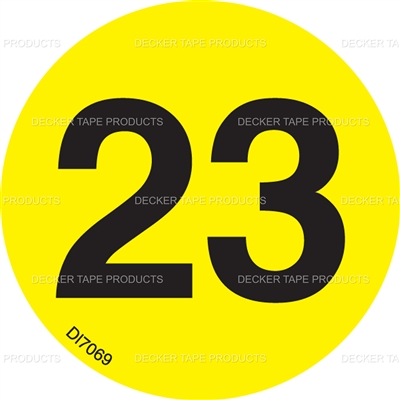 DL7069 CIRCLE LABEL #23 2